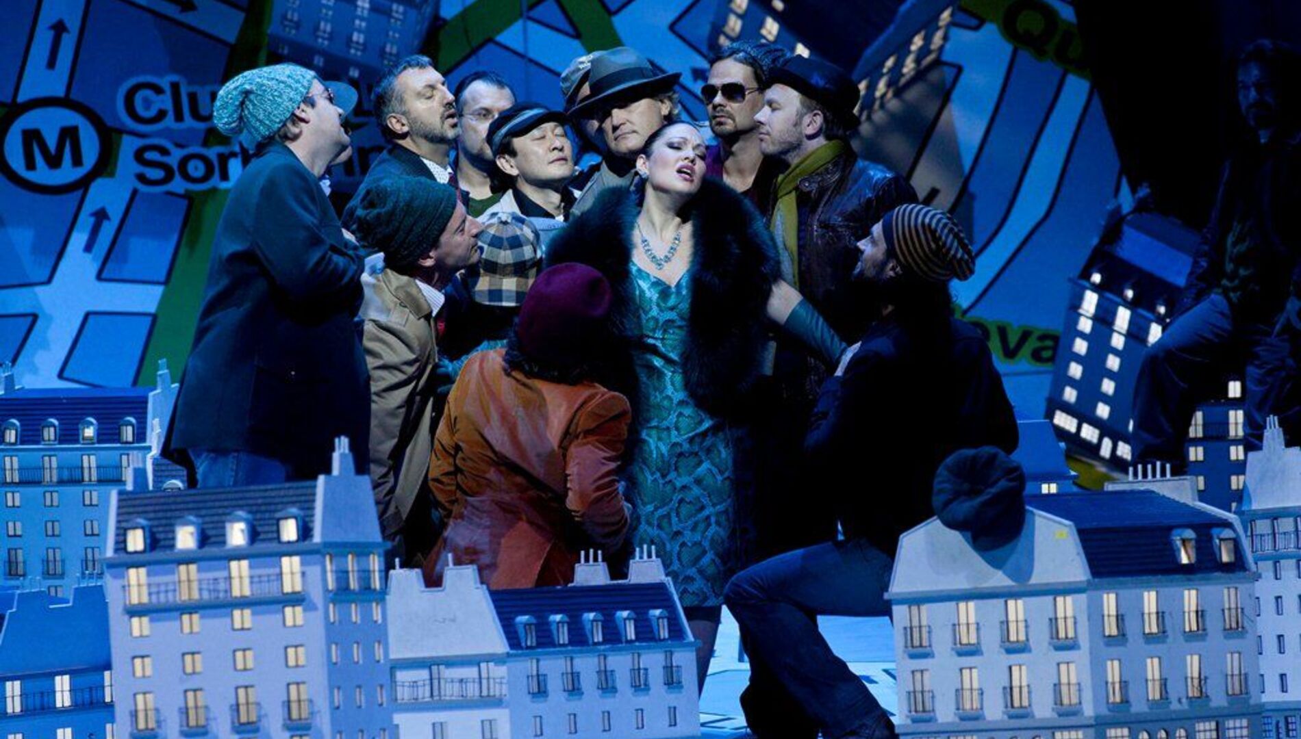 Зальцбург -100: Анна Нетребко и Пётр Бечала в опере Дж. Пуччини «Богема»