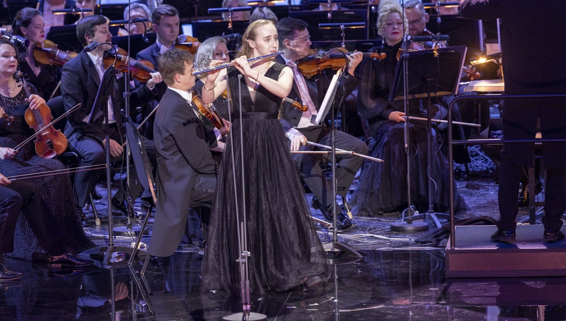 XXVI Международный телевизионный конкурс юных музыкантов «Щелкунчик». Телевизионная съемка концерта. Торжественное открытие