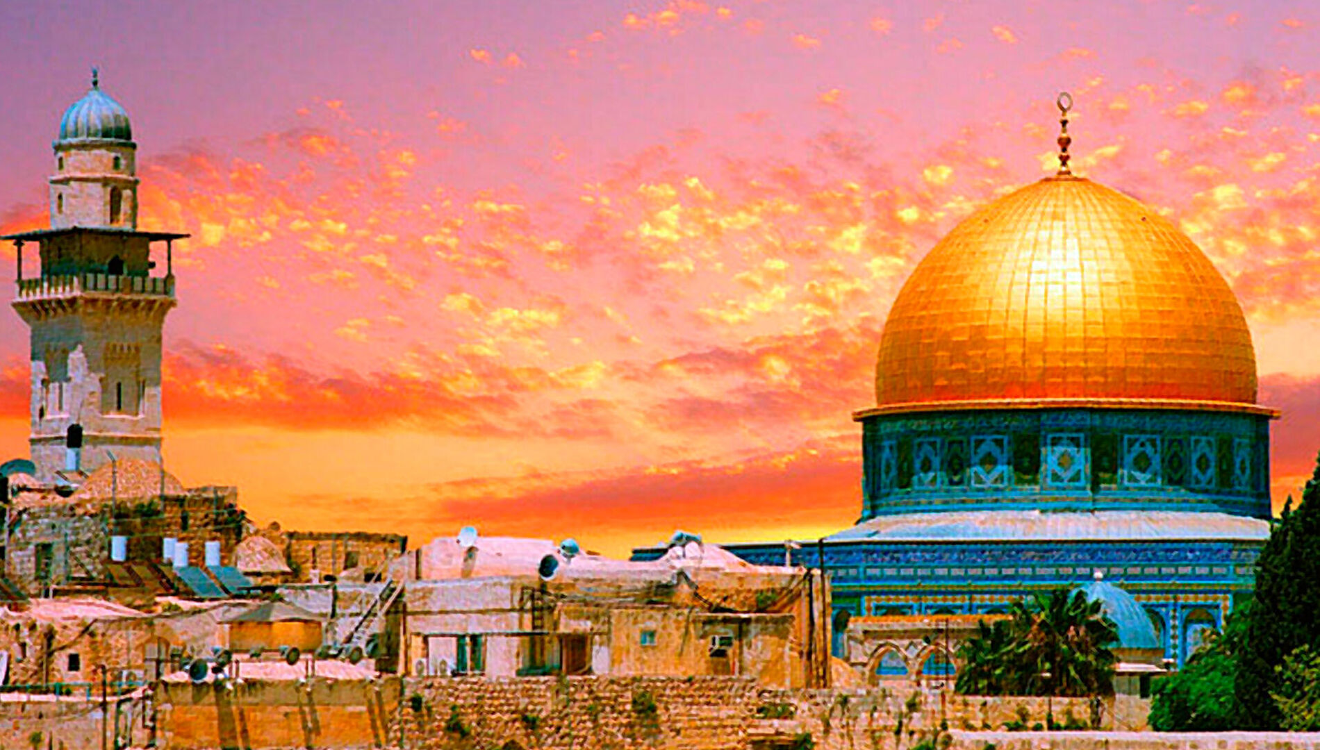 Взгляд в небо.
Иерусалим – город трех религий