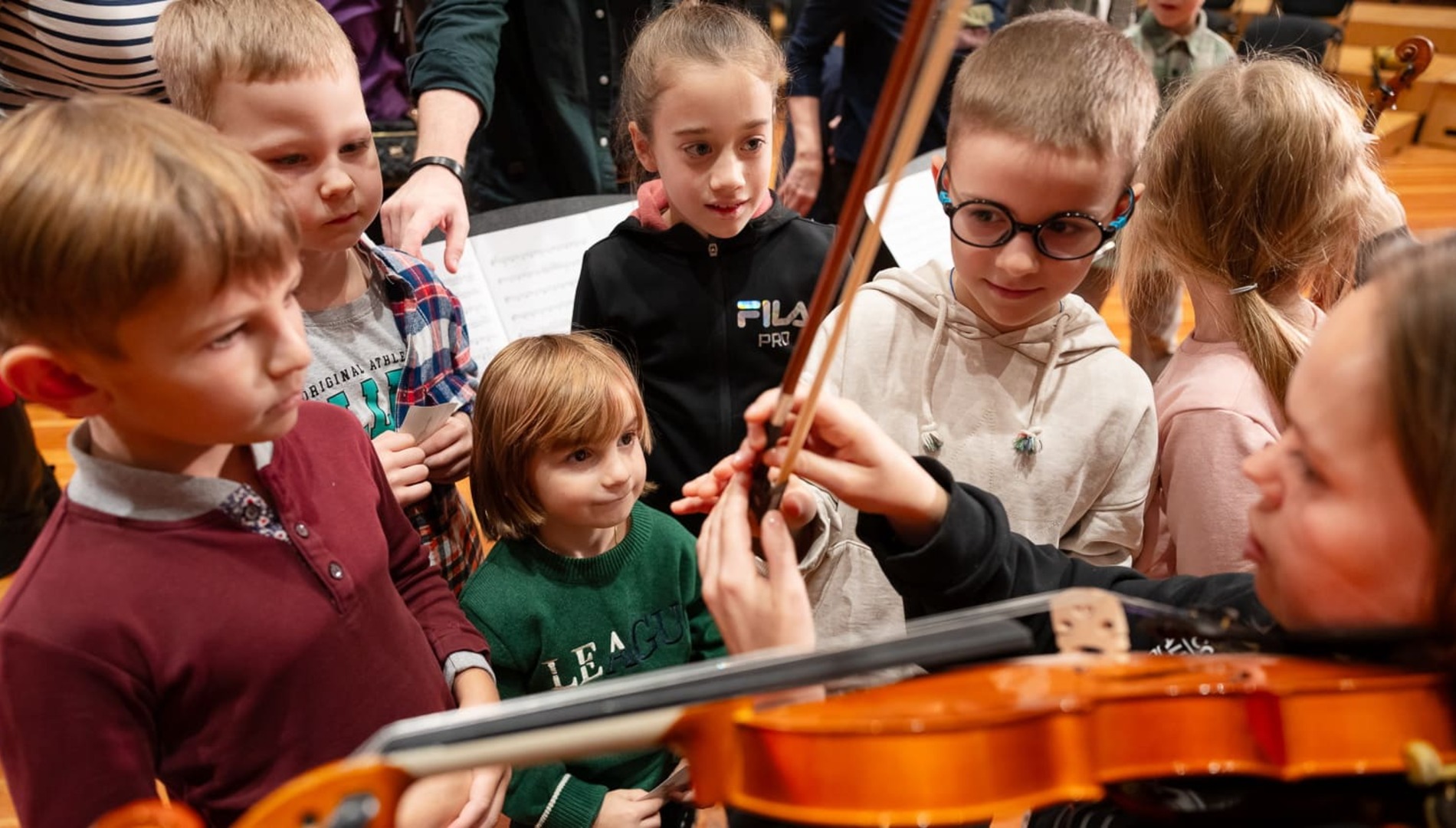 В гости к оркестру. Струнные
Встреча с солистами оркестра 