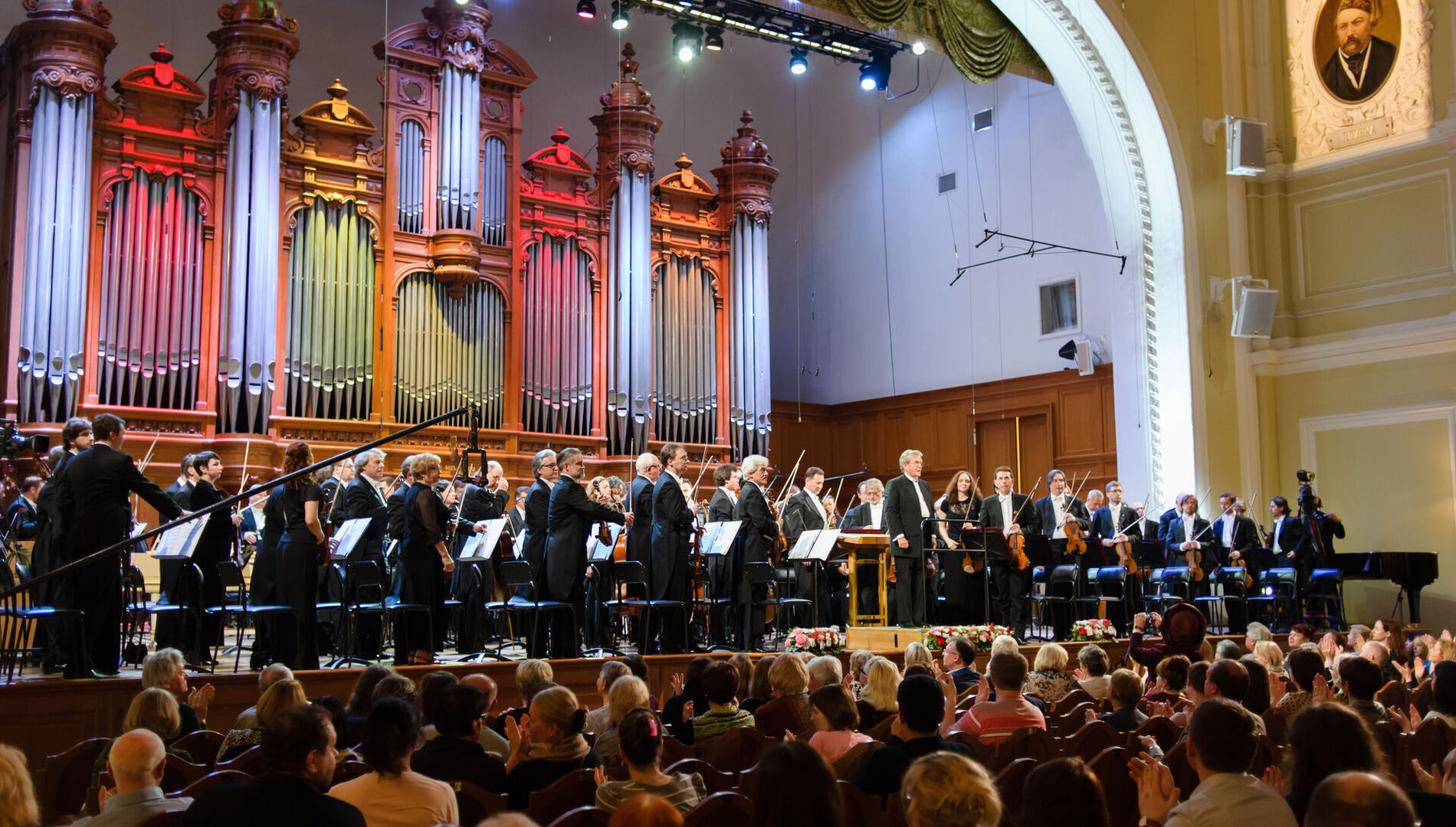 К 85-летию оркестра.
Большой симфонический оркестр
имени Чайковского,
Владимир Федосеев,
 Никита Борисоглебский, Максим Рысанов