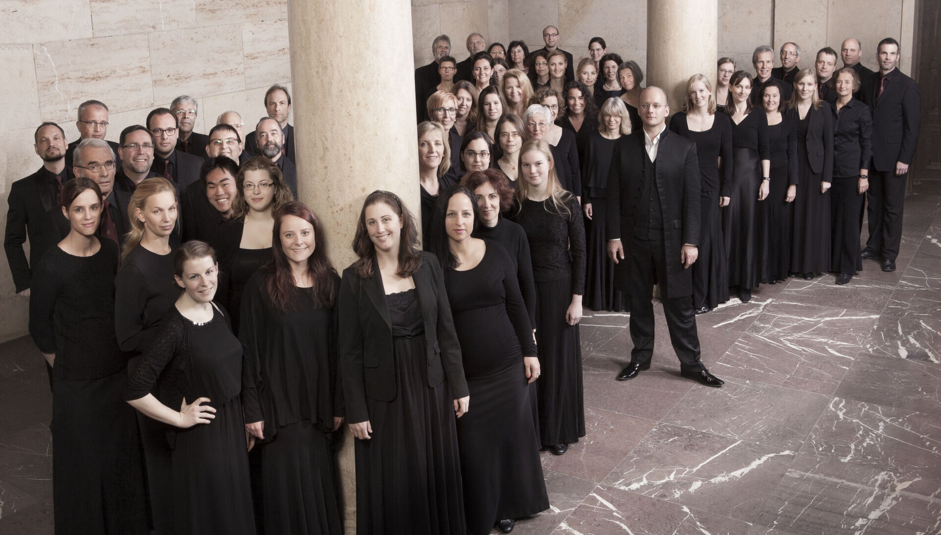 Отец и сын.
Мюнхенский Баховский хор,
Хансйорг Альбрехт,
Государственный академический
камерный оркестр России