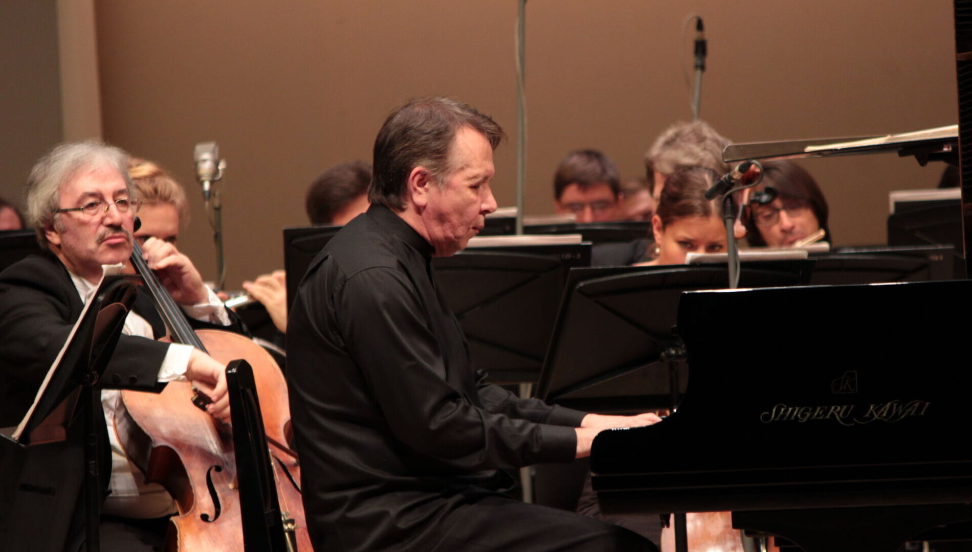 VIII Большой фестиваль РНО.
Михаил Плетнёв и Штефан Генц.
Камерный концерт